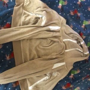 Rocawear authentic tan velvet 2000s jacket size l